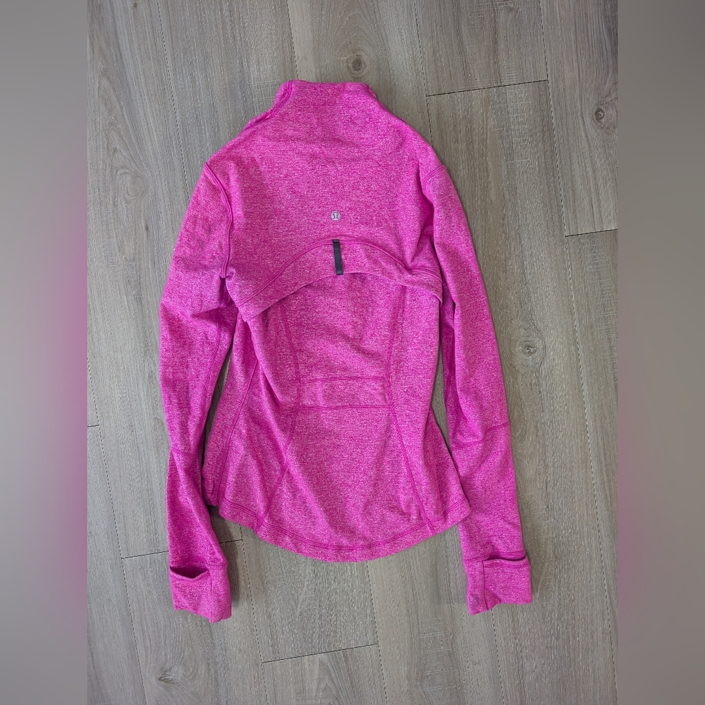 Women's Pink Zip-Up Jacket - Picture 9 of 12